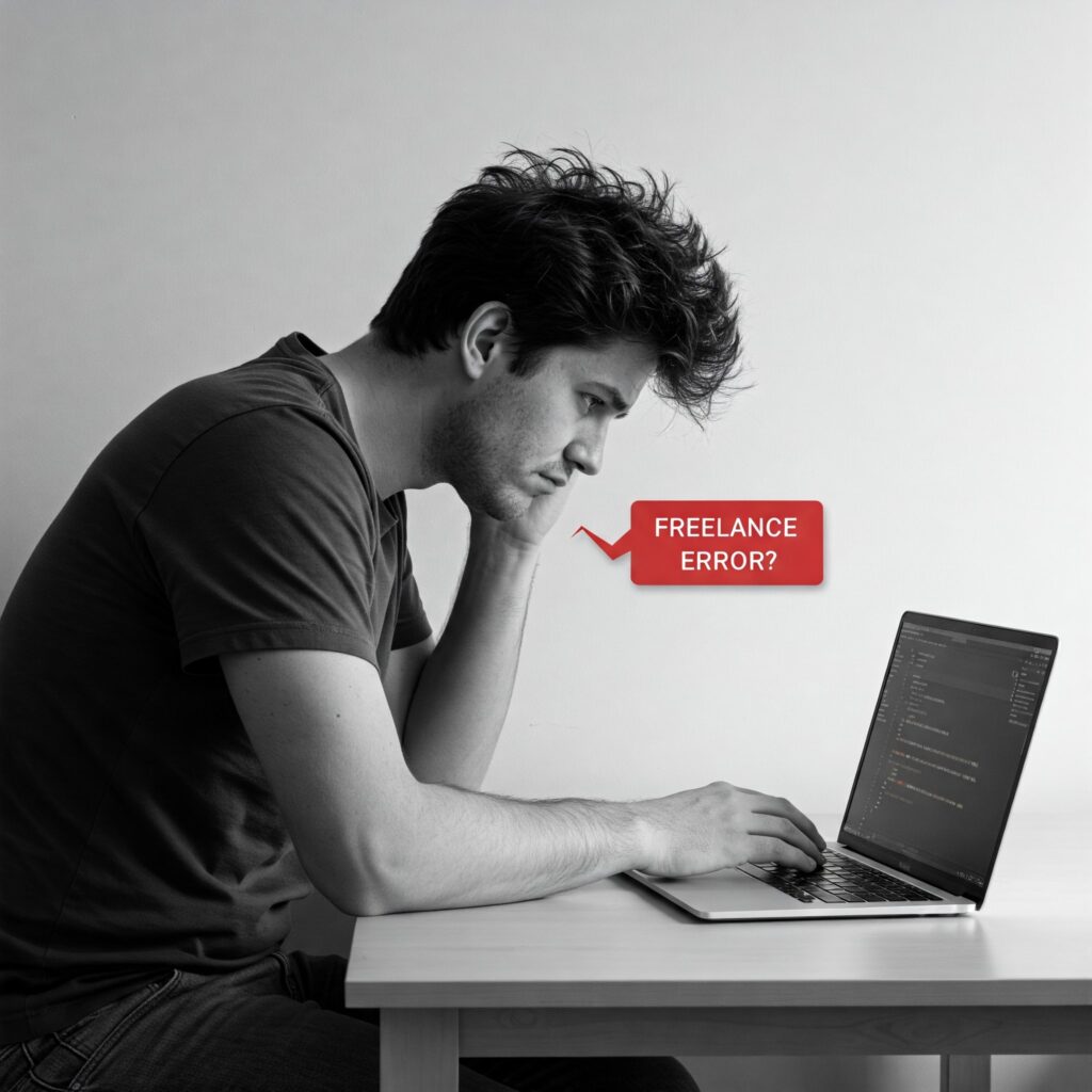 اشتباهات رایج فریلنسرها