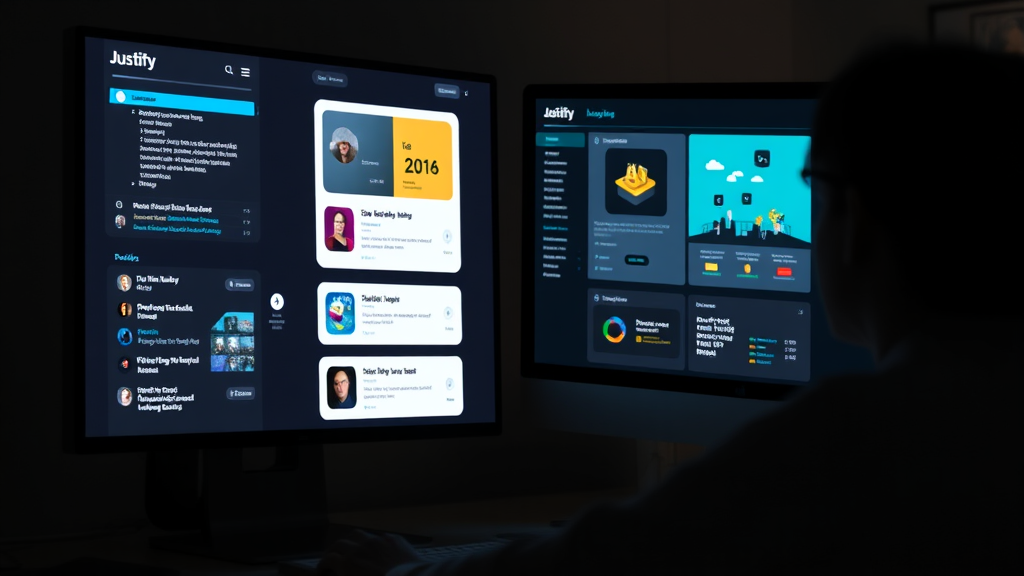 استفاده از justify